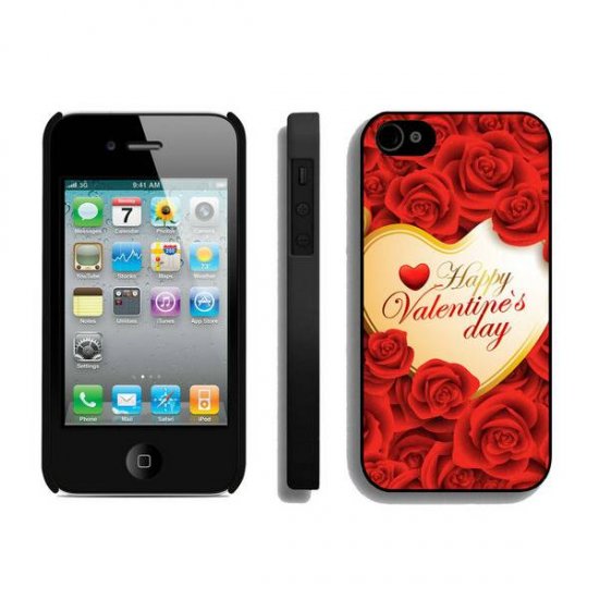 Valentine Bless iPhone 4 4S Cases BWK - Click Image to Close